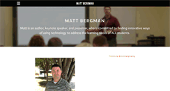 Desktop Screenshot of mattbergman.net